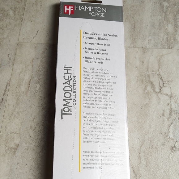 NEW Hampton Forge Tomodachi 4 inch Ceramic Utility Knife - Picture 3 of 4